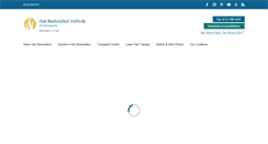 Desktop Screenshot of myhairlossclinic.com